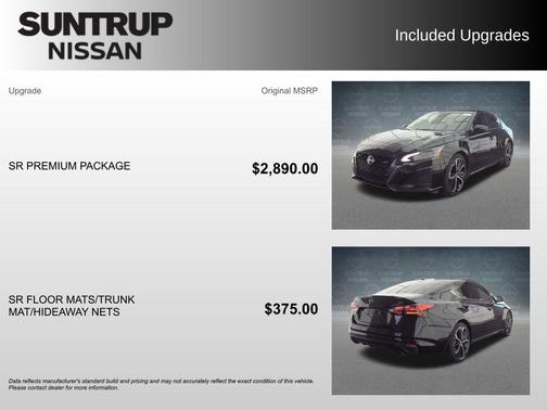 Black 2024 Nissan Altima 2.5 SR