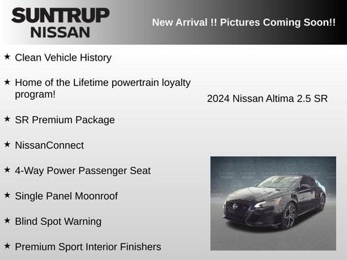 Black 2024 Nissan Altima 2.5 SR
