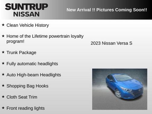 Electric Blue Metallic 2023 Nissan Versa S