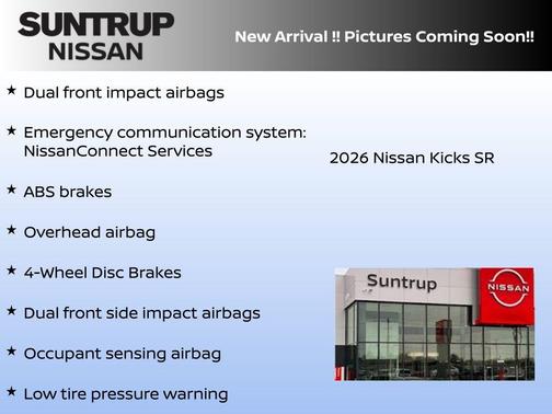 2026 Nissan Kicks SR
