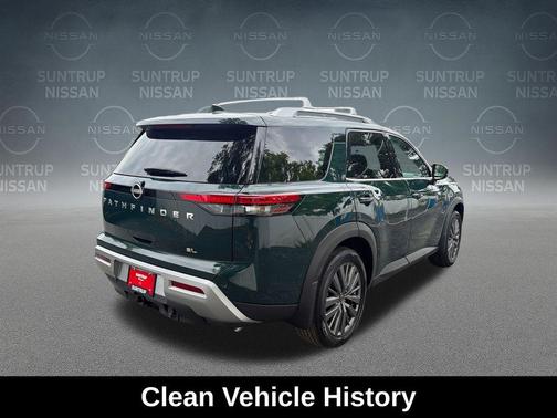 Obsidian Green Pearl 2025 Nissan Pathfinder SL