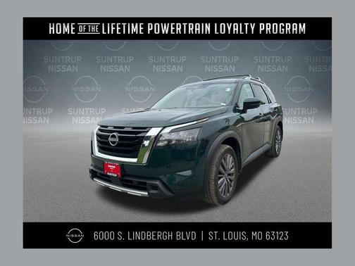 Obsidian Green Pearl 2025 Nissan Pathfinder SL