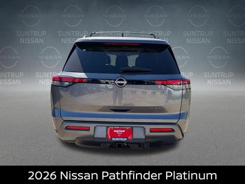 Gun Metallic 2026 Nissan Pathfinder Platinum