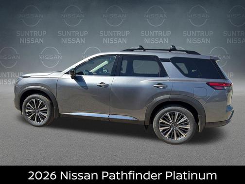 Gun Metallic 2026 Nissan Pathfinder Platinum