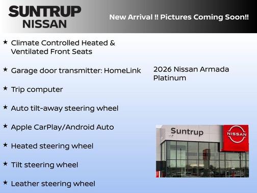 2026 Nissan Armada Platinum