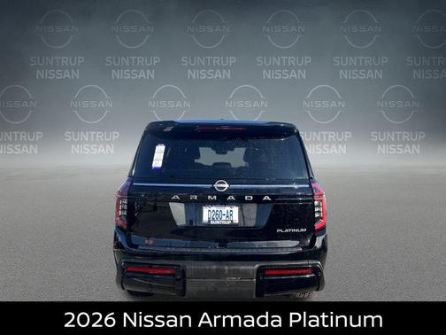 Black 2026 Nissan Armada Platinum