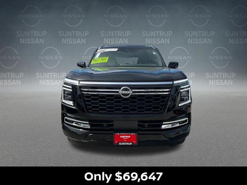 Black 2026 Nissan Armada Platinum
