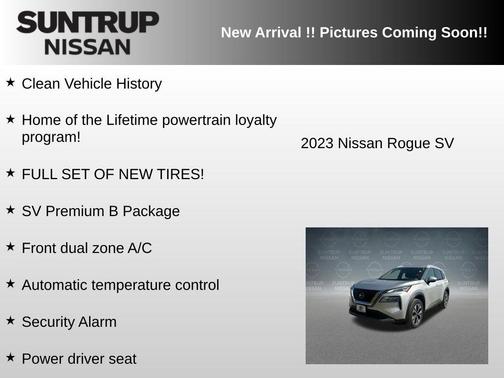 Brilliant Silver Metallic 2023 Nissan Rogue SV