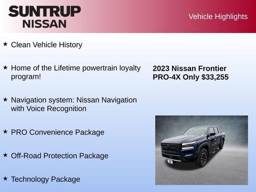 2023 Nissan Frontier PRO-4X