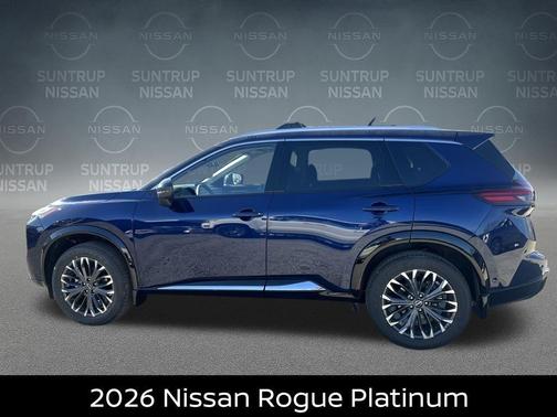 Deep Ocean Blue 2026 Nissan Rogue Platinum