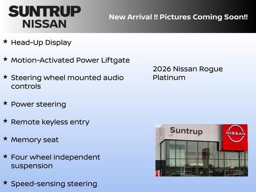 2026 Nissan Rogue Platinum