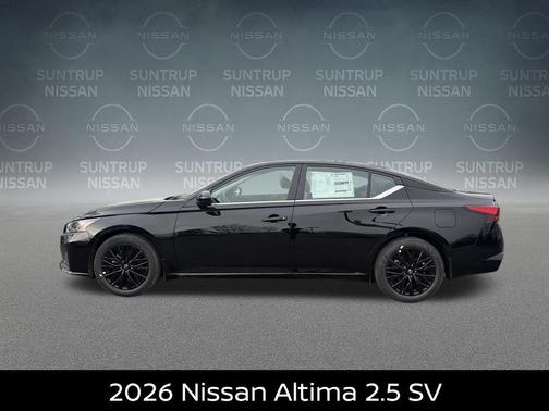 Black 2026 Nissan Altima 2.5 SV