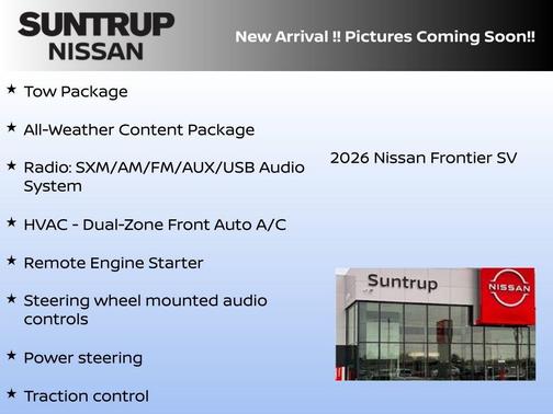 2026 Nissan Frontier SV