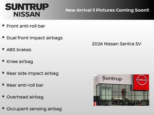 Super Black 2026 Nissan Sentra SV