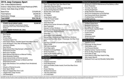 2016 Jeep Compass Sport
