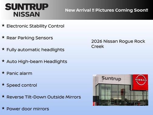 Super Black 2026 Nissan Rogue Rock Creek