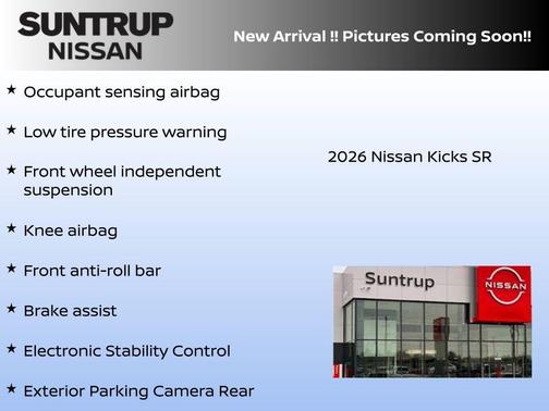 2026 Nissan Kicks SR