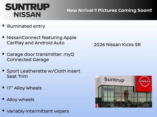 2026 Nissan Kicks SR