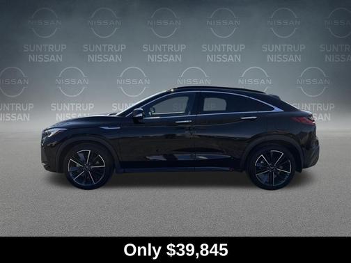 Black Obsidian 2025 INFINITI QX55 ESSENTIAL