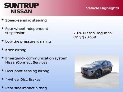 2026 Nissan Rogue SV