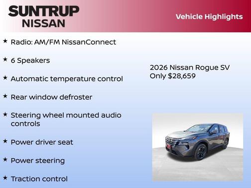 2026 Nissan Rogue SV