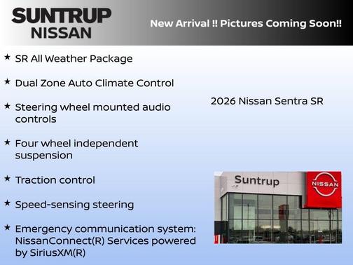 2026 Nissan Sentra SR