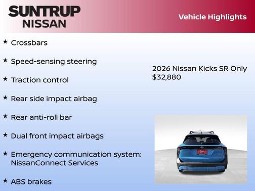 2026 Nissan Kicks SR