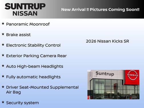 2026 Nissan Kicks SR