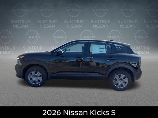 Super Black 2026 Nissan Kicks S