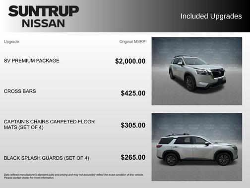 Brilliant Silver Metallic 2025 Nissan Pathfinder SV