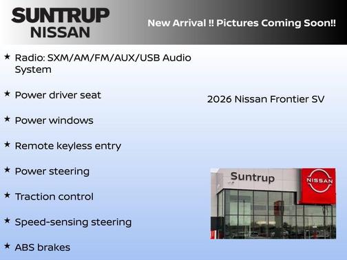 2026 Nissan Frontier SV