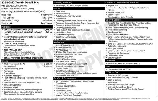 2024 GMC Terrain Denali