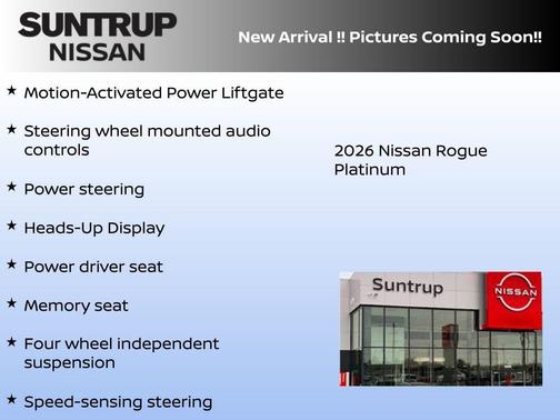 2026 Nissan Rogue Platinum