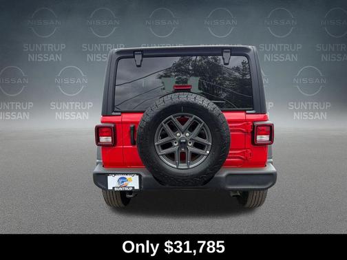 Firecracker Red Clearcoat 2025 Jeep Wrangler Sport