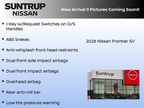 2026 Nissan Frontier SV