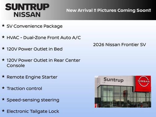 2026 Nissan Frontier SV