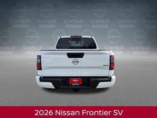 Glacier White 2026 Nissan Frontier SV