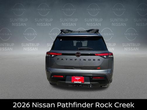 Gun Metallic 2026 Nissan Pathfinder Rock Creek