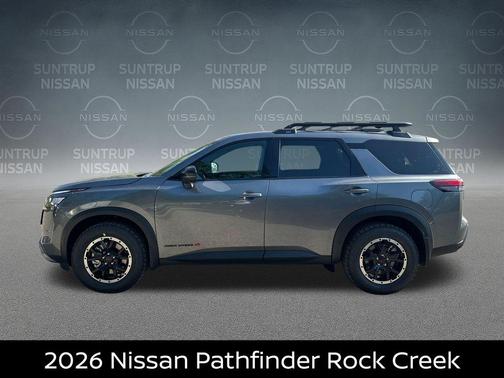 Gun Metallic 2026 Nissan Pathfinder Rock Creek