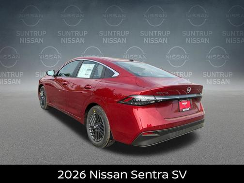 Scarlet Ember 2026 Nissan Sentra SV