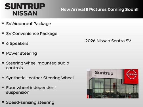 Scarlet Ember 2026 Nissan Sentra SV