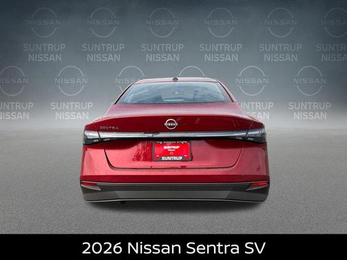 Scarlet Ember 2026 Nissan Sentra SV