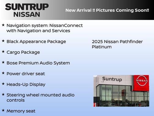 2025 Nissan Pathfinder Platinum