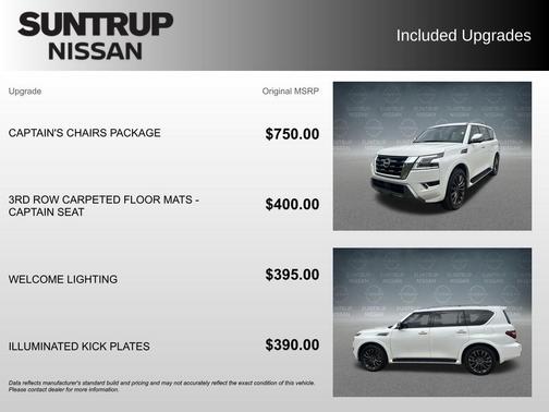 Aspen White Tricoat 2024 Nissan Armada Platinum