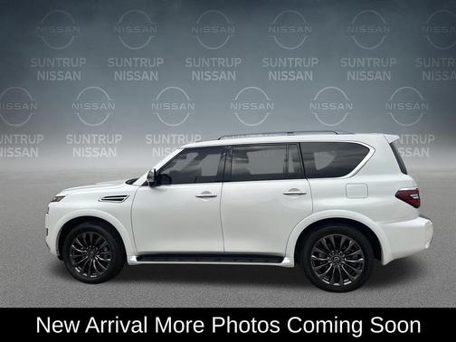 Aspen White Tricoat 2024 Nissan Armada Platinum