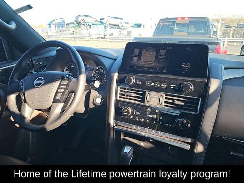 Aspen White Tricoat 2024 Nissan Armada Platinum