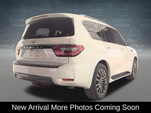 Aspen White Tricoat 2024 Nissan Armada Platinum
