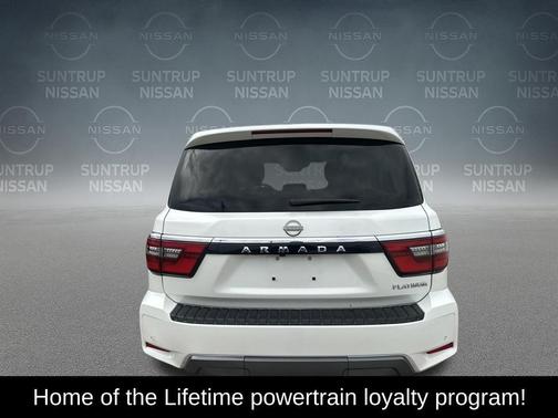 Aspen White Tricoat 2024 Nissan Armada Platinum