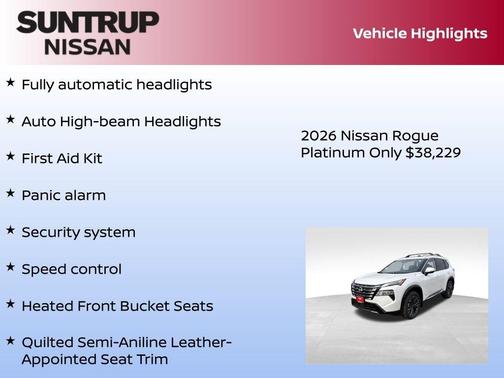 2026 Nissan Rogue Platinum