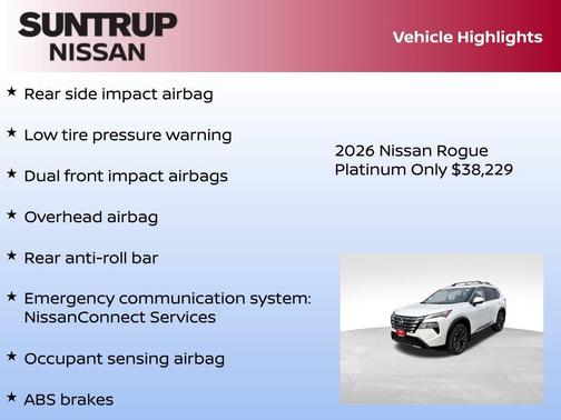 2026 Nissan Rogue Platinum